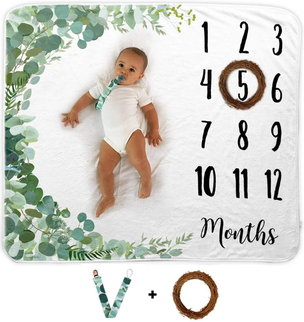 Pizza milestone blanket hotsell